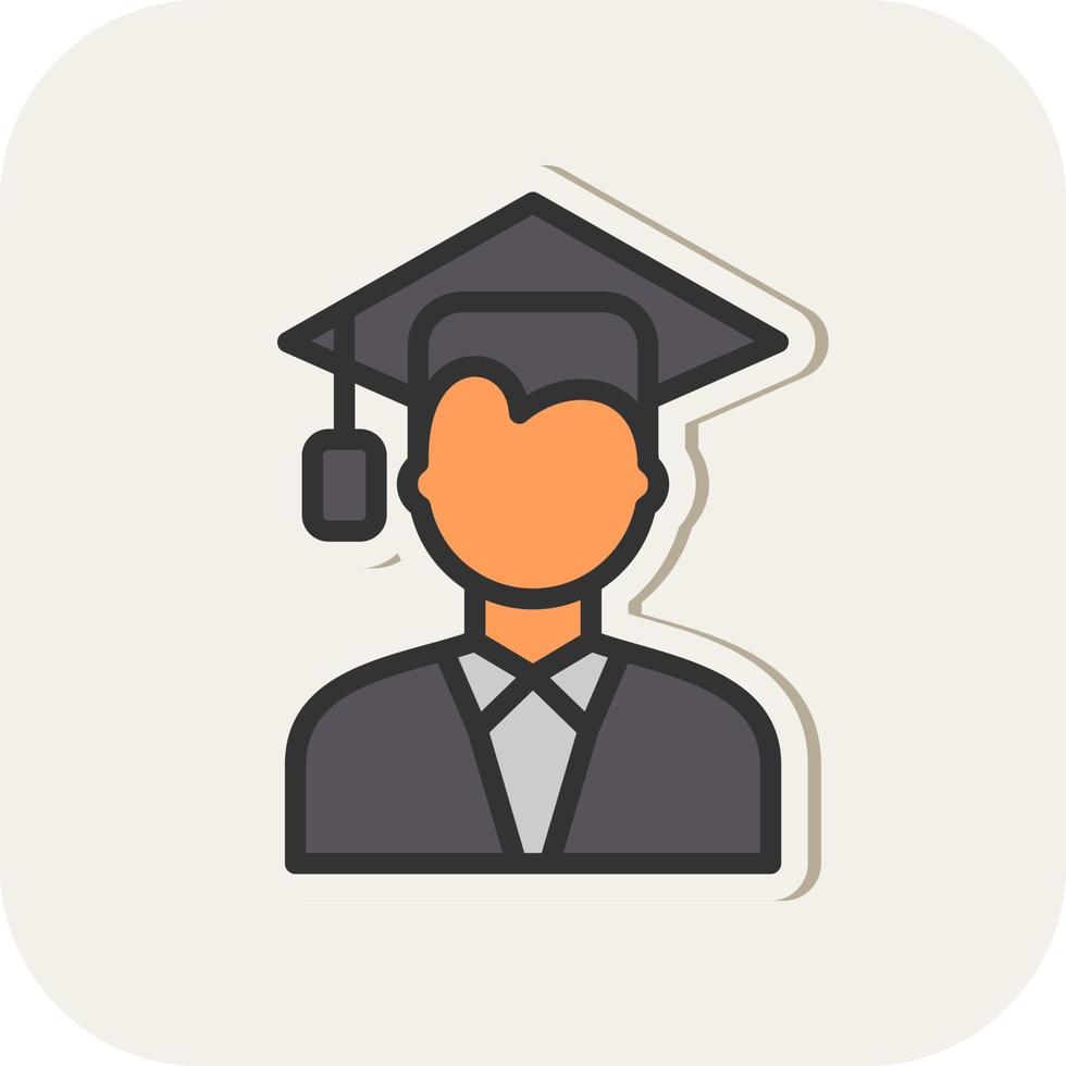 Student Vector Icon Design