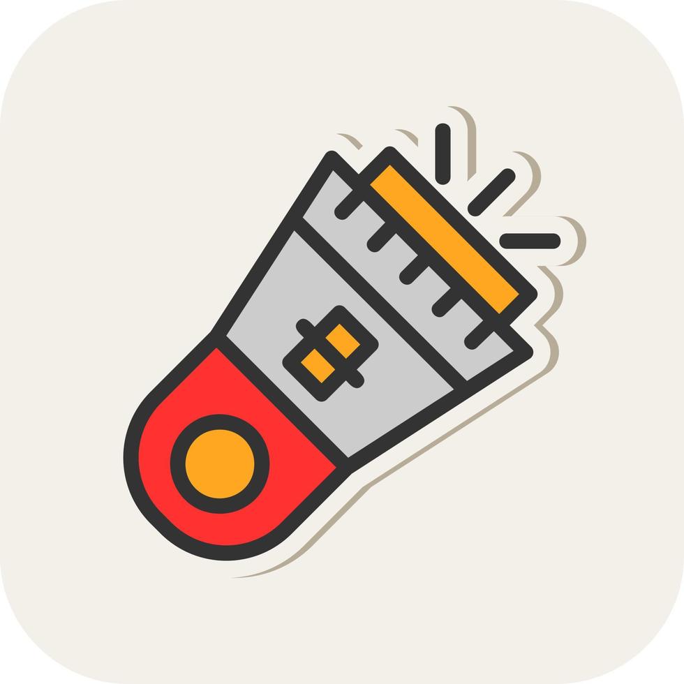 Flashlight Vector Icon Design