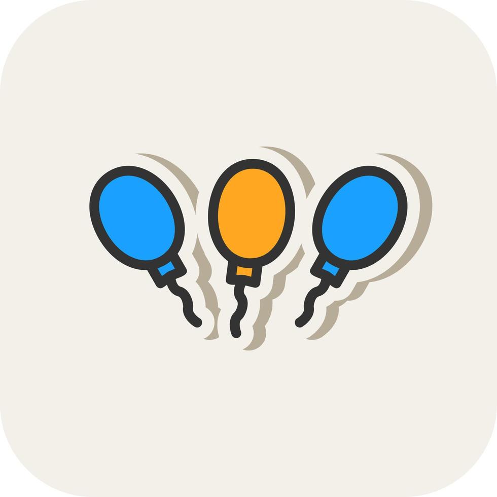 Balloons Vector Icon Design