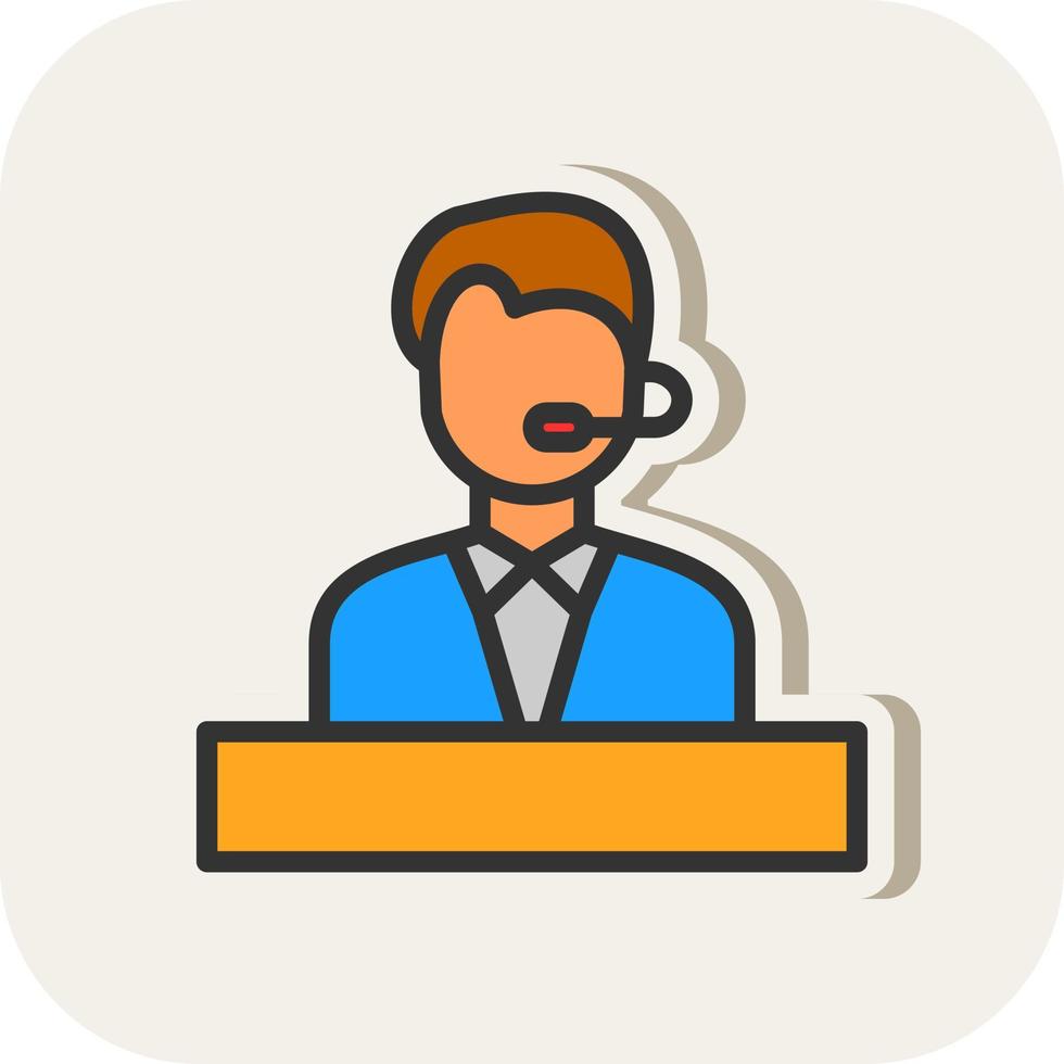 Customer Care Vector Icon Design