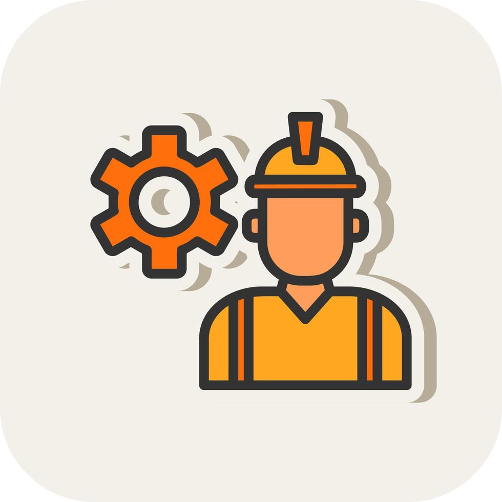 Engineer Vector Icon Design