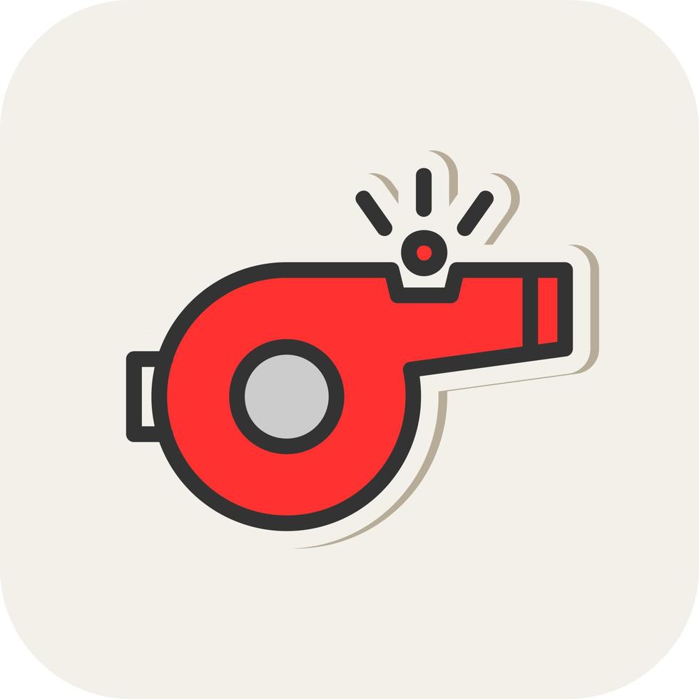 Whistle Vector Icon Design