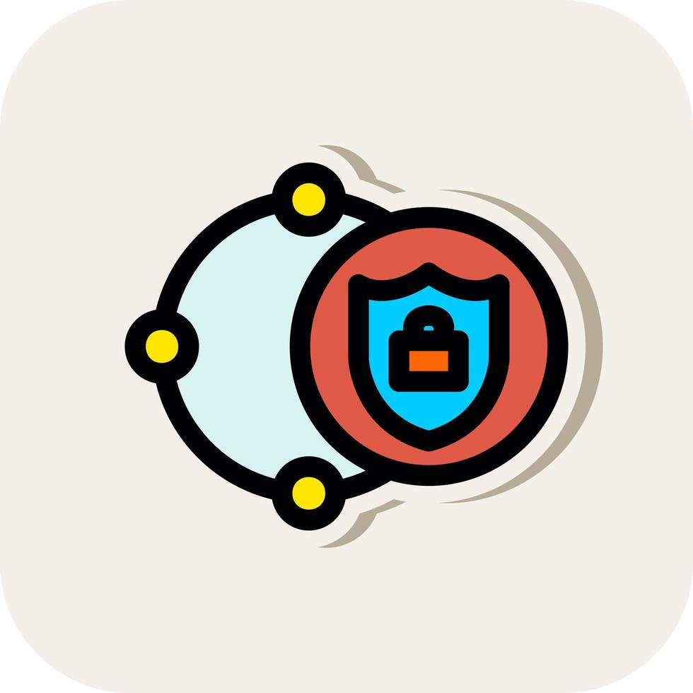 Private Network Vector Icon Design