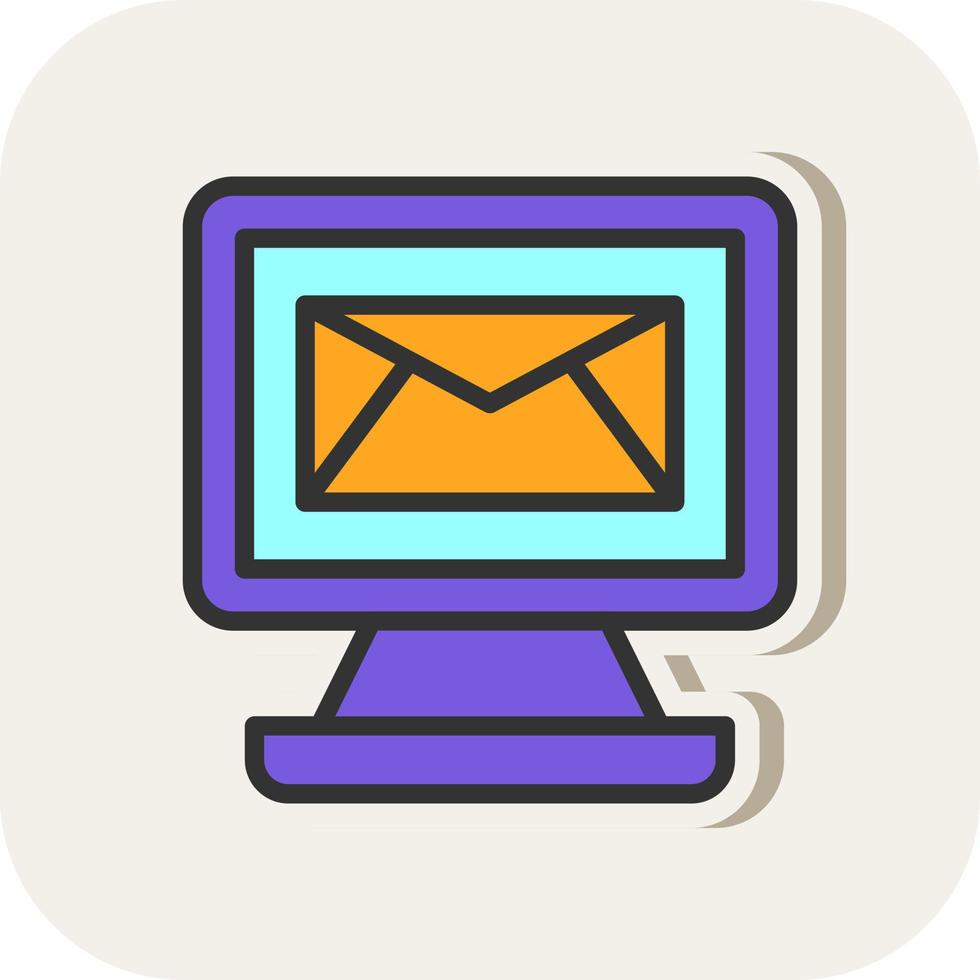 Electronic Mail Vector Icon Design