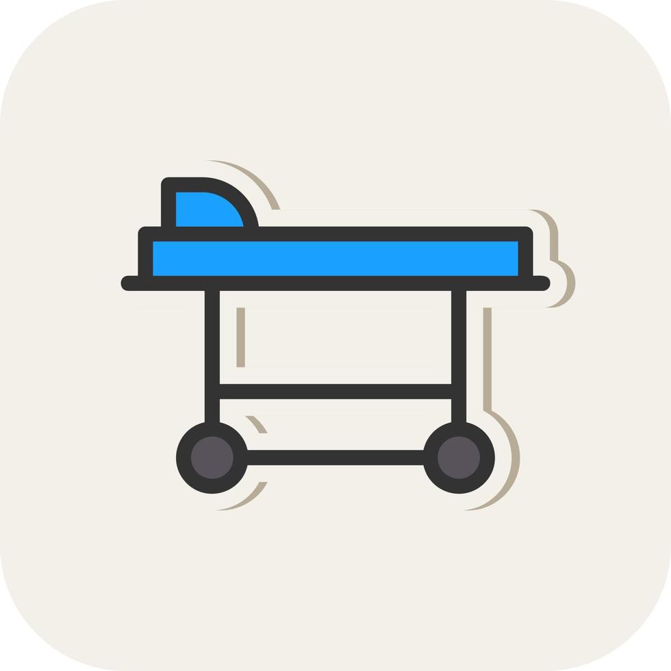 Stretcher Vector Icon Design