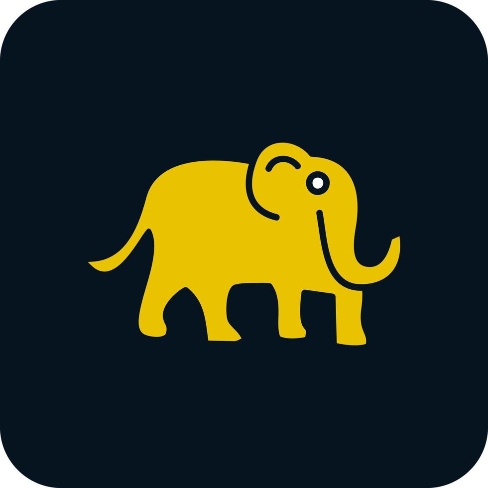 Mammoth Vector Icon Design