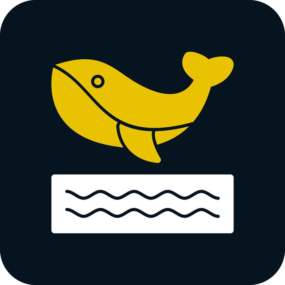 Whale Vector Icon Design