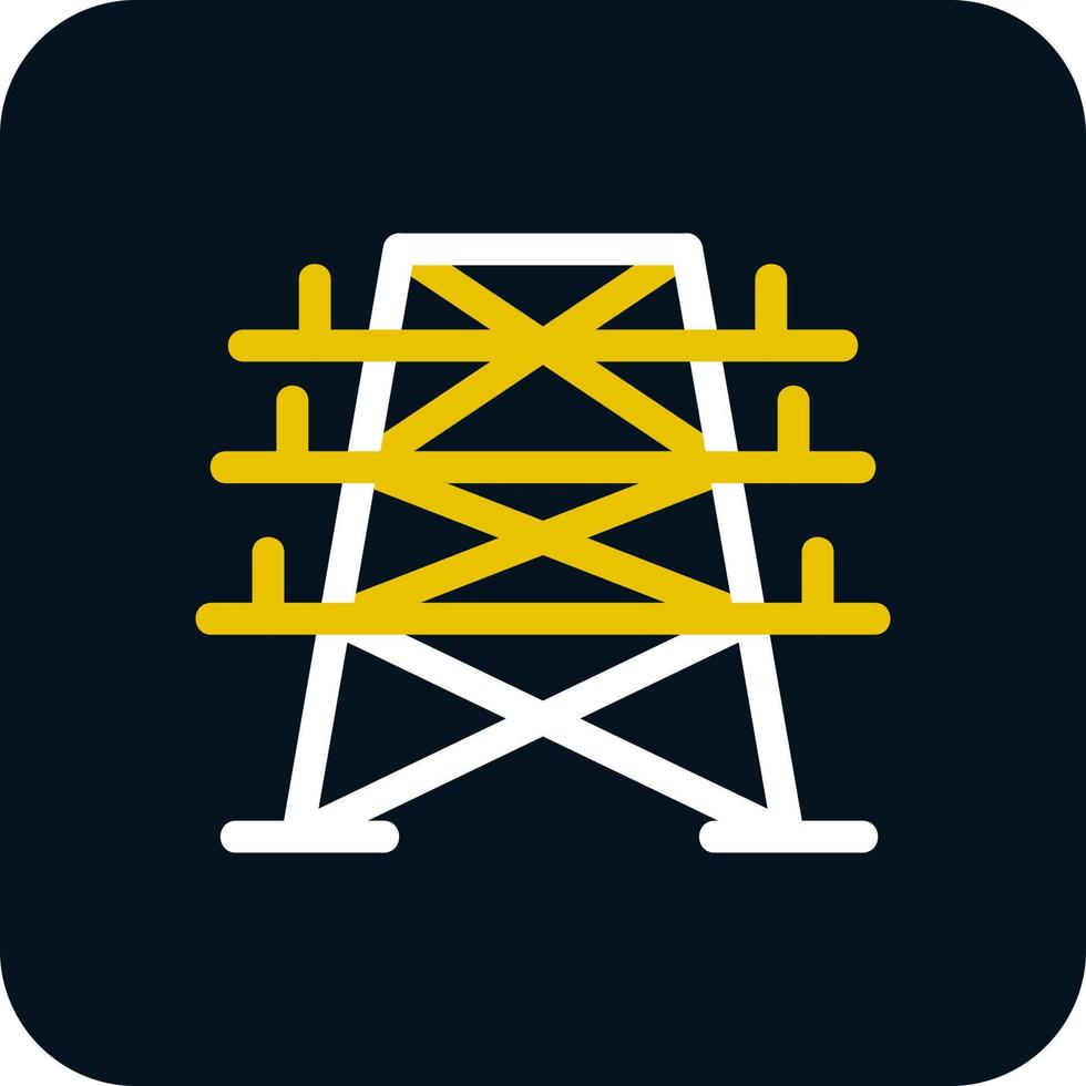 Electric Tower Vector Icon Design