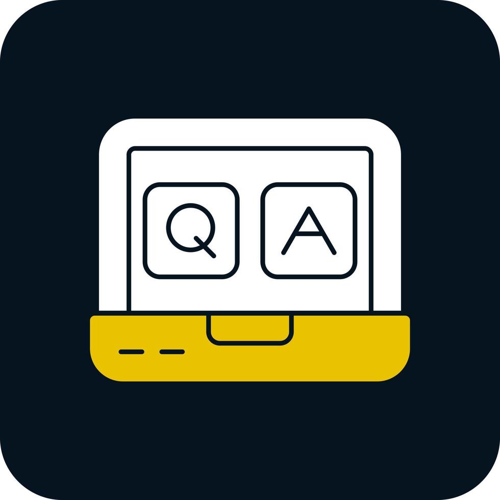 QA Vector Icon Design