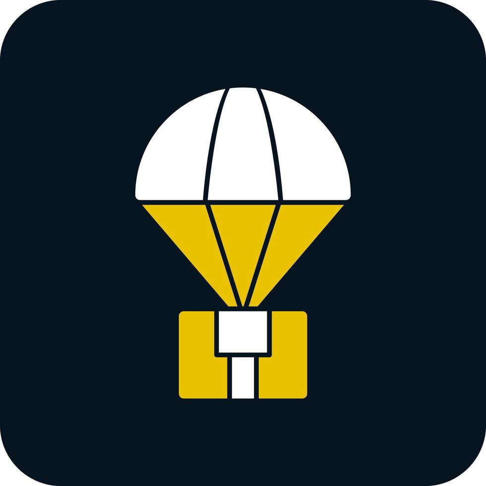 Parachute Vector Icon Design