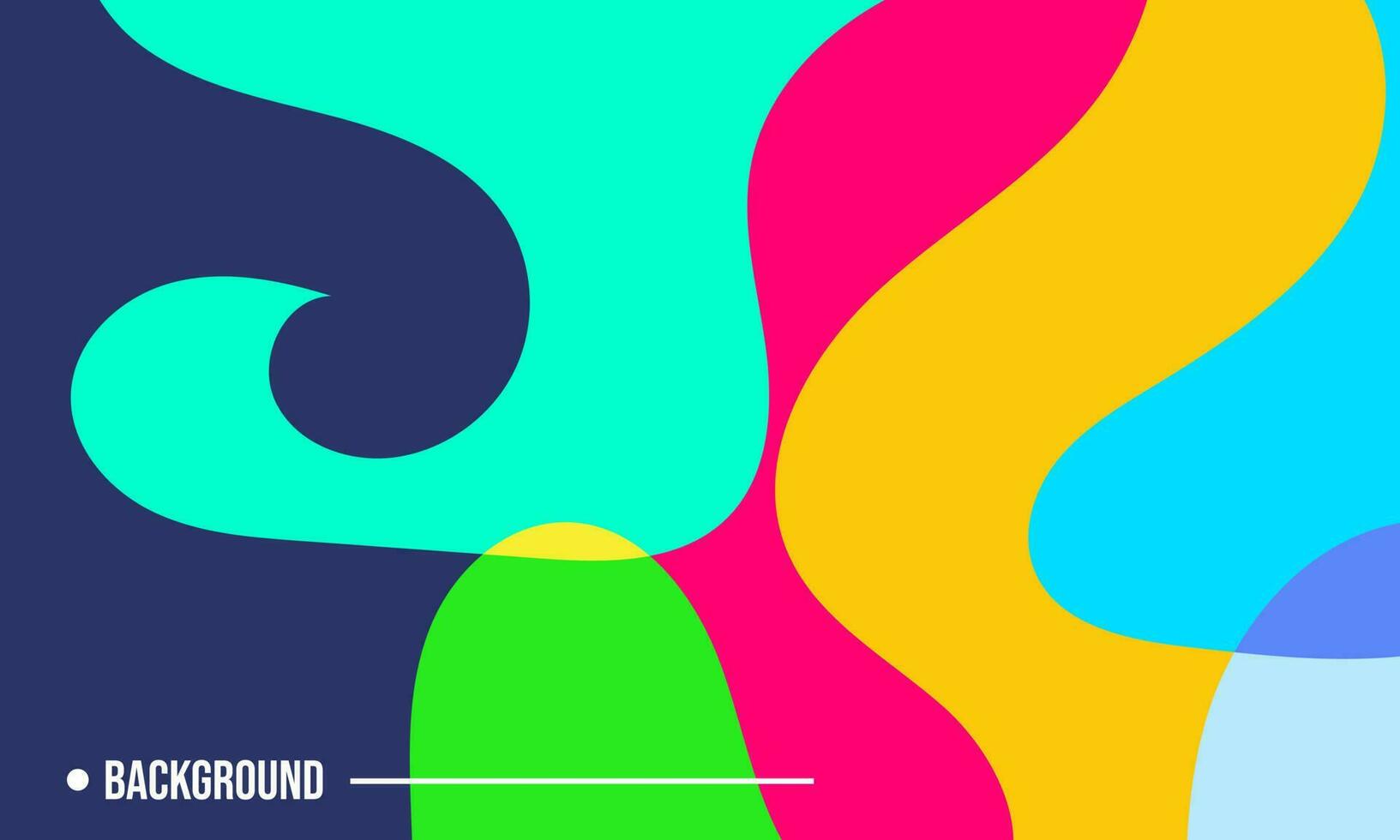 Colorful Abstract Fluid and Geometric Flat Background. Vector Flat Wallpaper Eps 10
