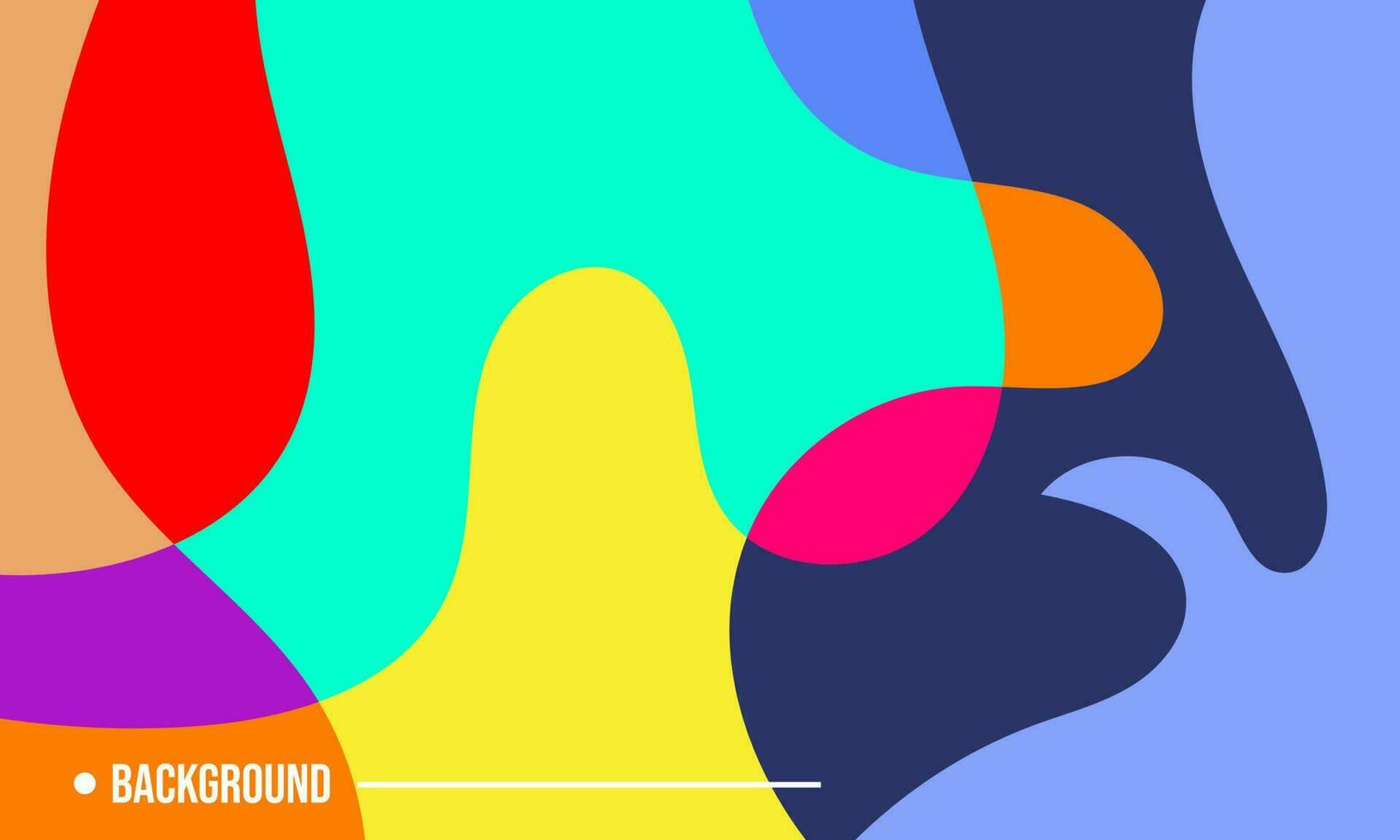 Colorful Abstract Fluid and Geometric Flat Background. Vector Flat Wallpaper Eps 10