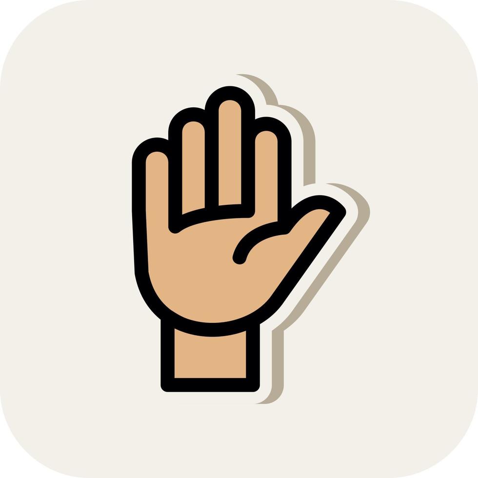 Hand Vector Icon Design