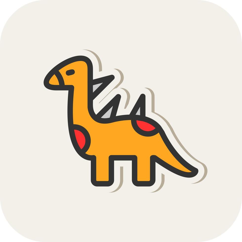 Dinosaur Vector Icon Design