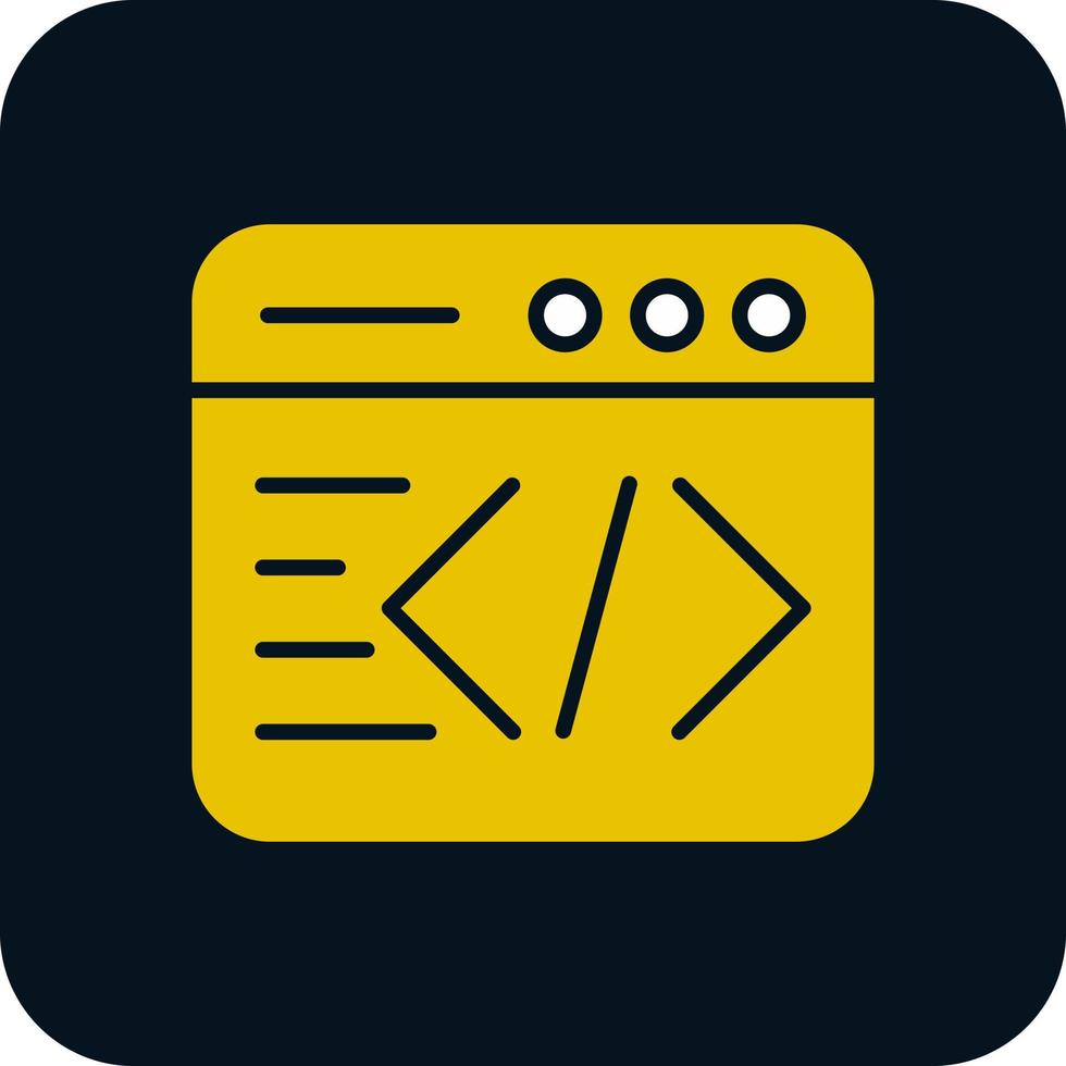 Code Vector Icon Design