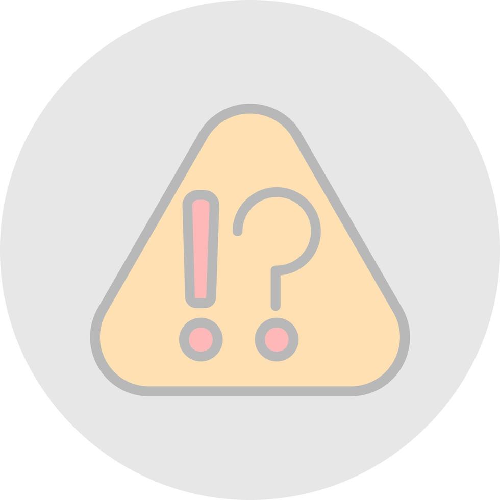 Exclamation Mark Vector Icon Design