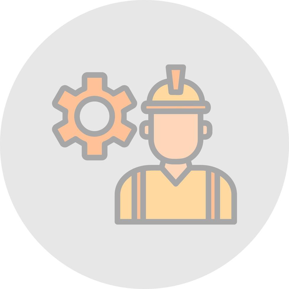 Engineer Vector Icon Design