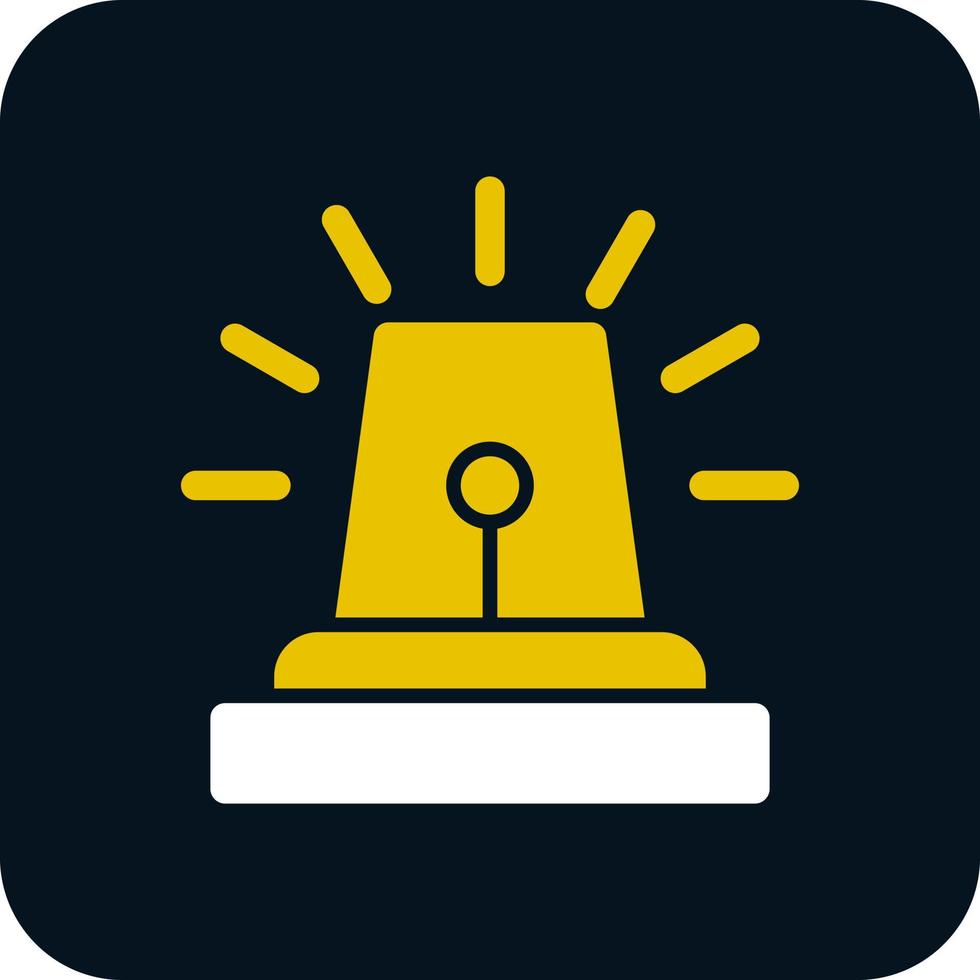 Security Alarm Vector Icon Design