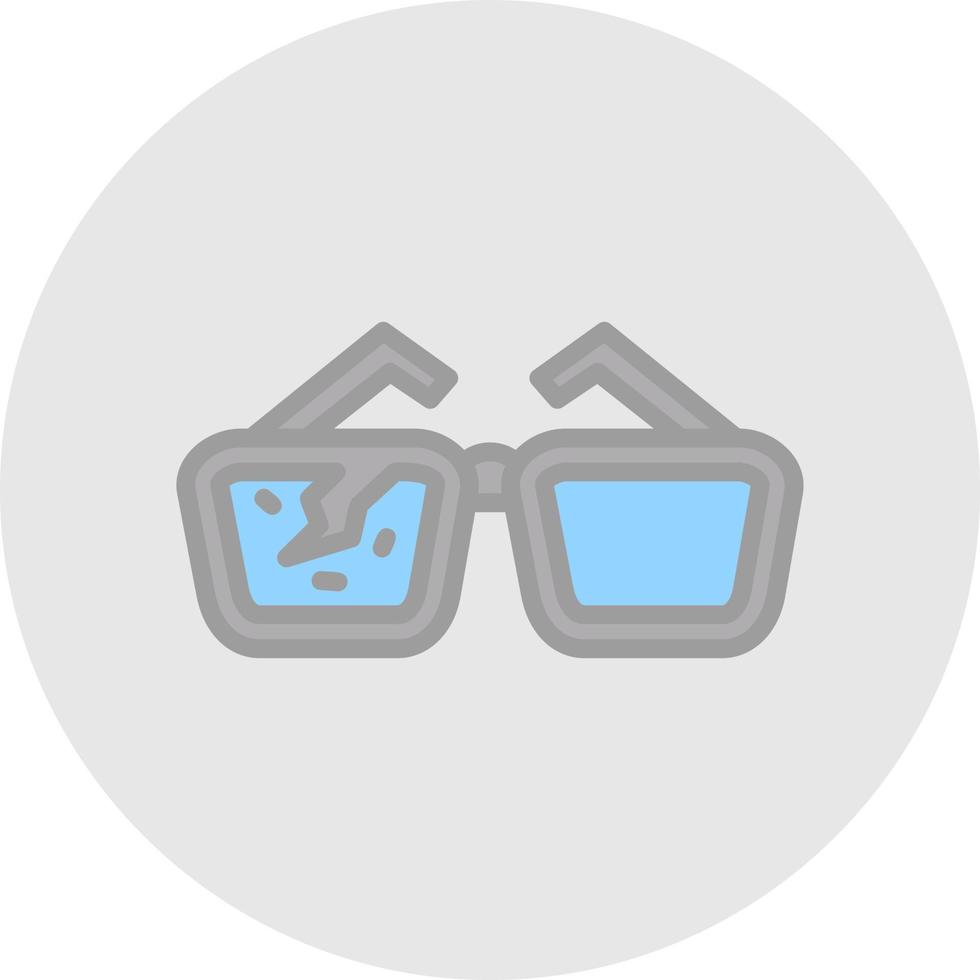 Reading Glasses Vector Icon Design