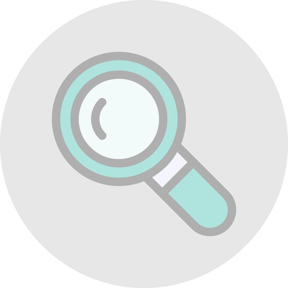 Magnifying Glass Vector Icon Design