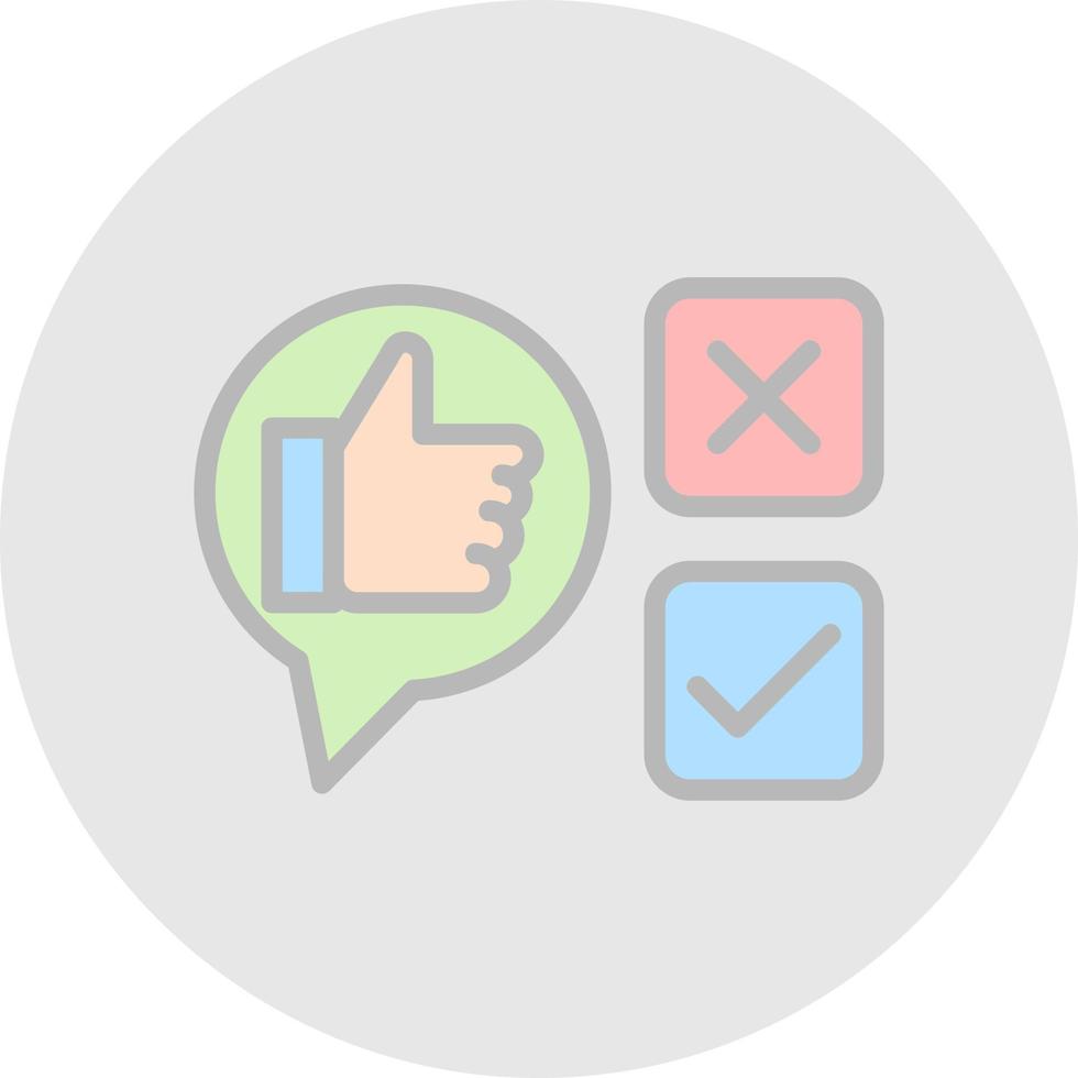 Dissatisfied Vector Icon Design