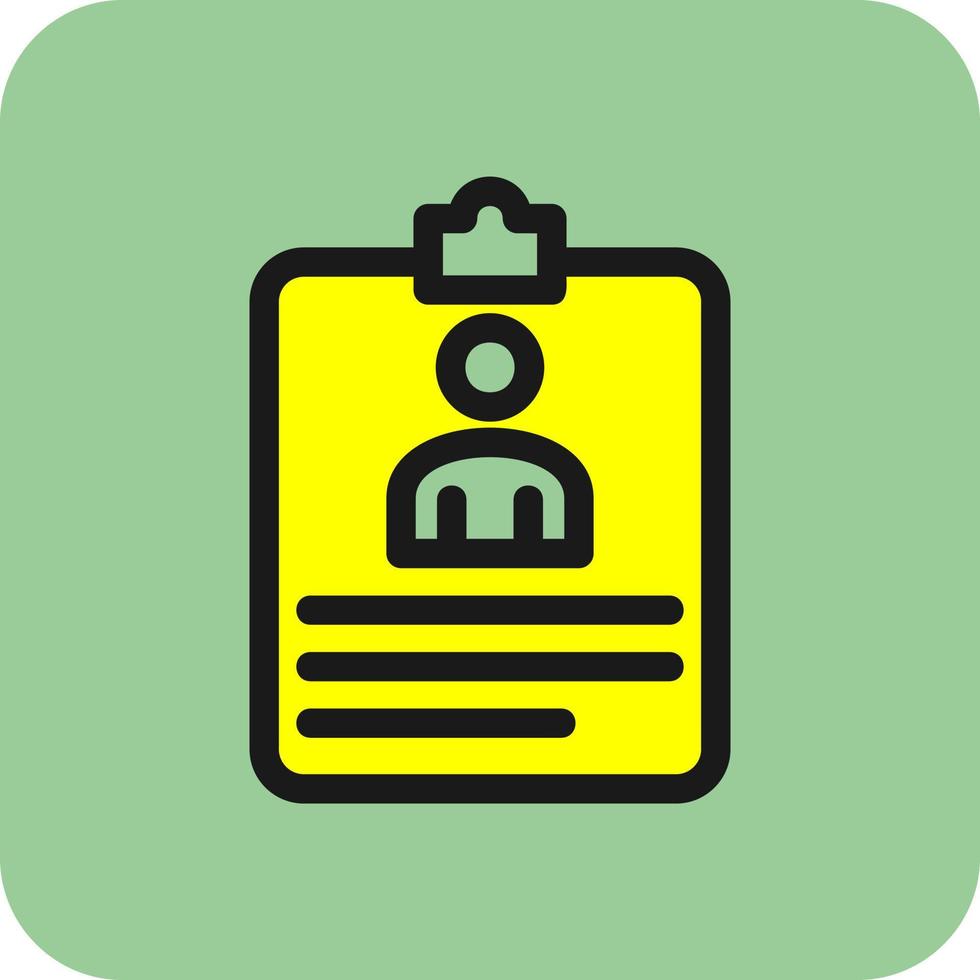 Identifier Vector Icon Design