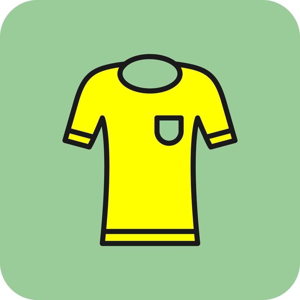 diseño de icono de vector de camiseta de fútbol