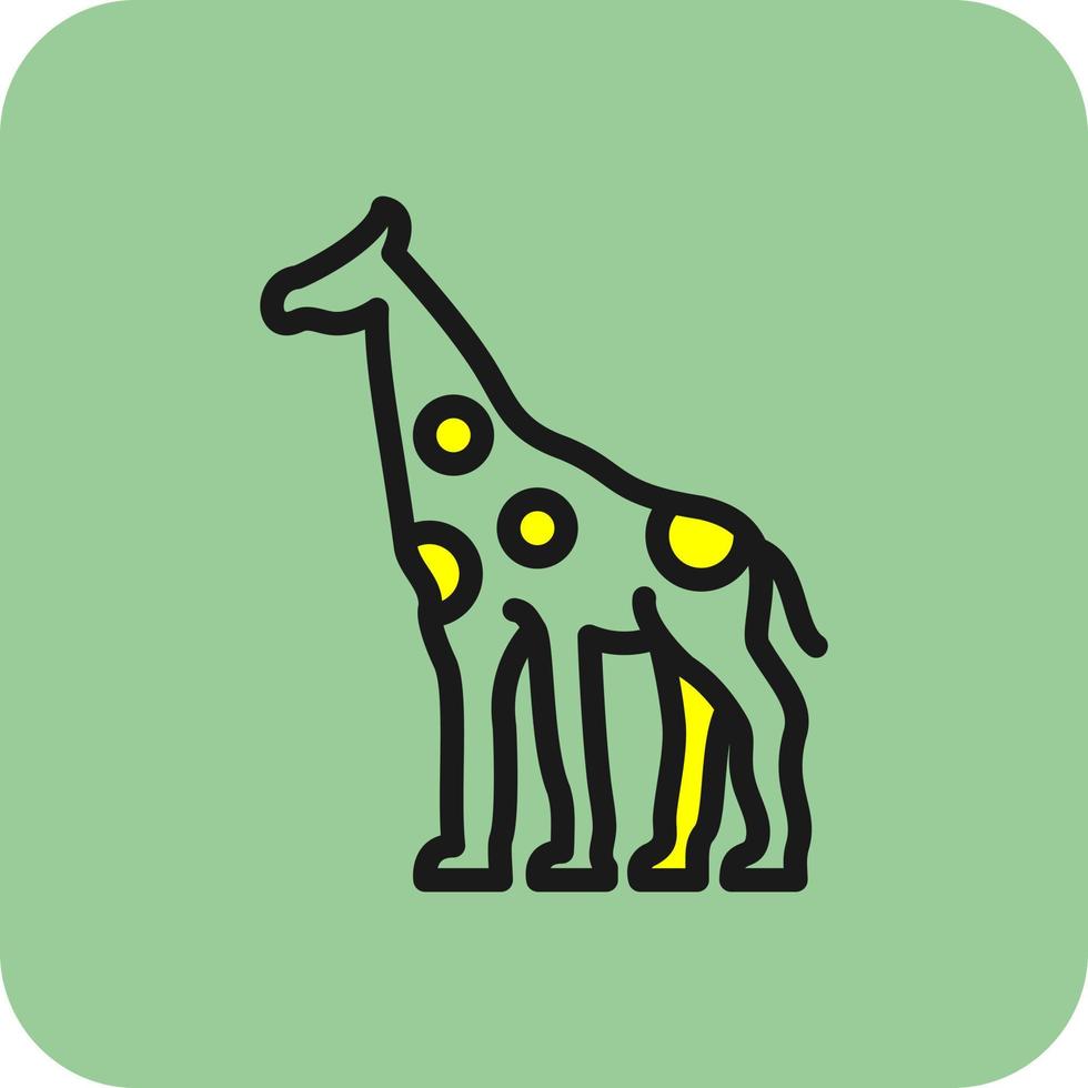 Giraffe Vector Icon Design