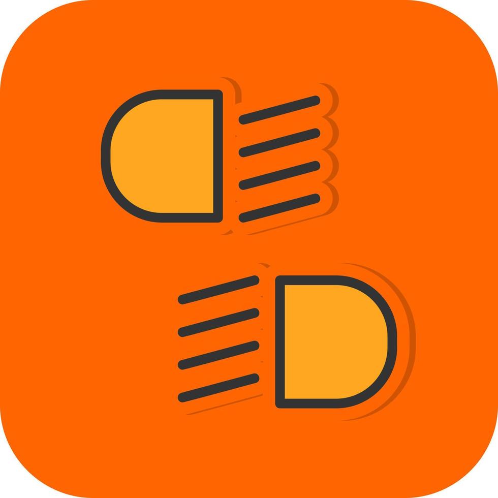 Headlight Vector Icon Design