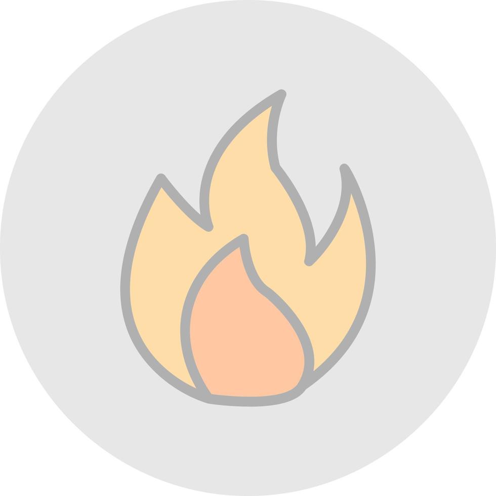 Flame Vector Icon Design