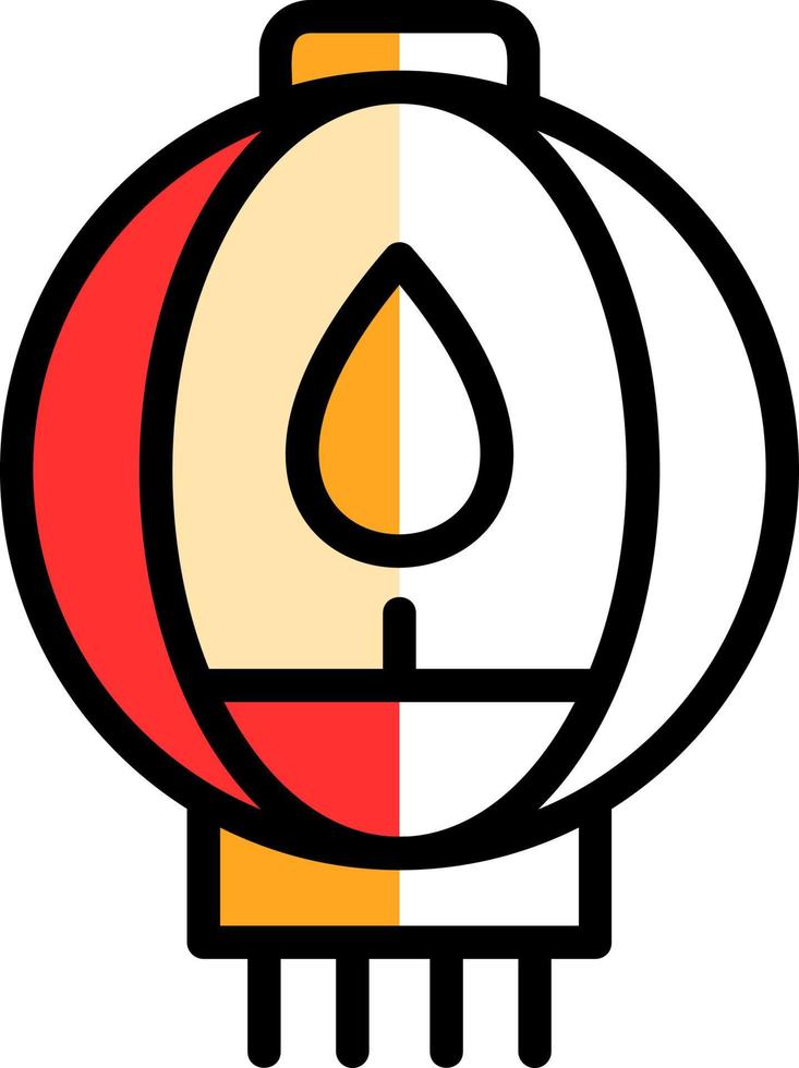 Lantern Vector Icon Design