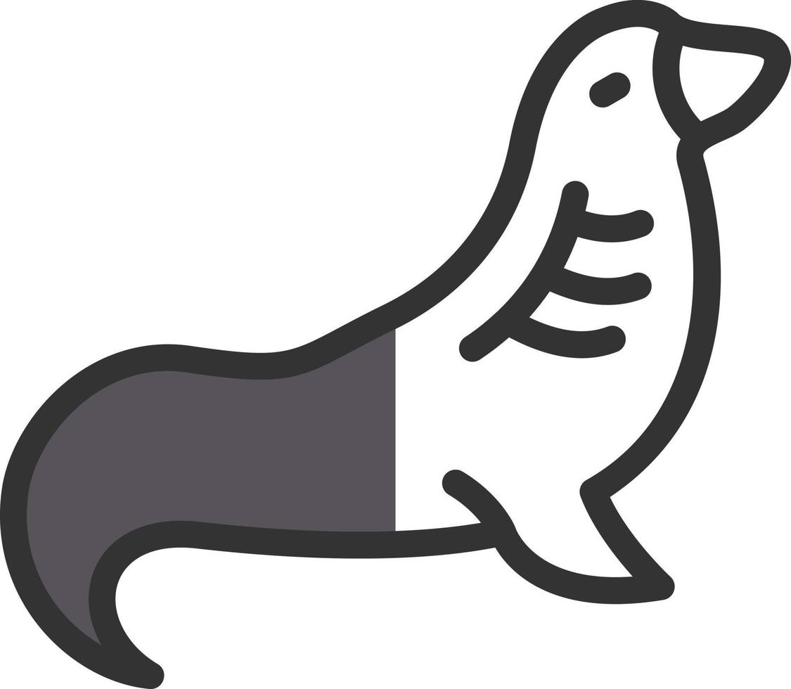 Seal Vector Icon Design