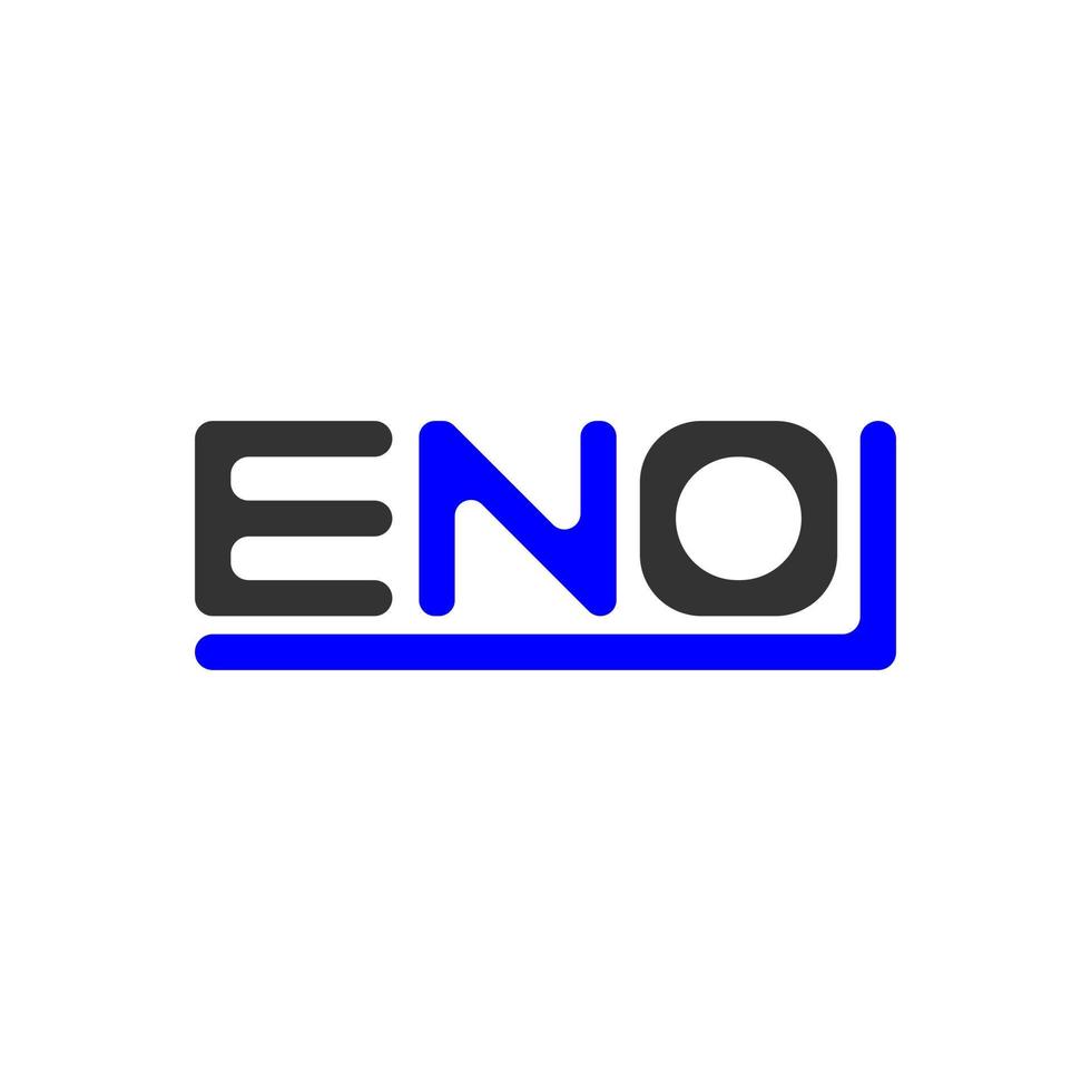 eno letra logo creativo diseño con vector gráfico, eno sencillo y moderno logo.