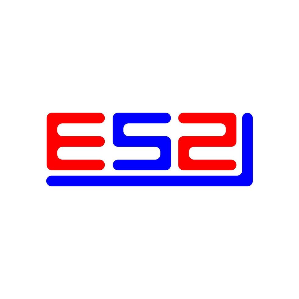 ESZ letter logo creative design with vector graphic, ESZ simple and modern logo.