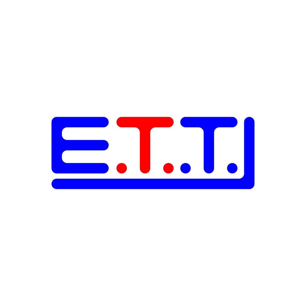 ett letra logo creativo diseño con vector gráfico, ett sencillo y moderno logo.