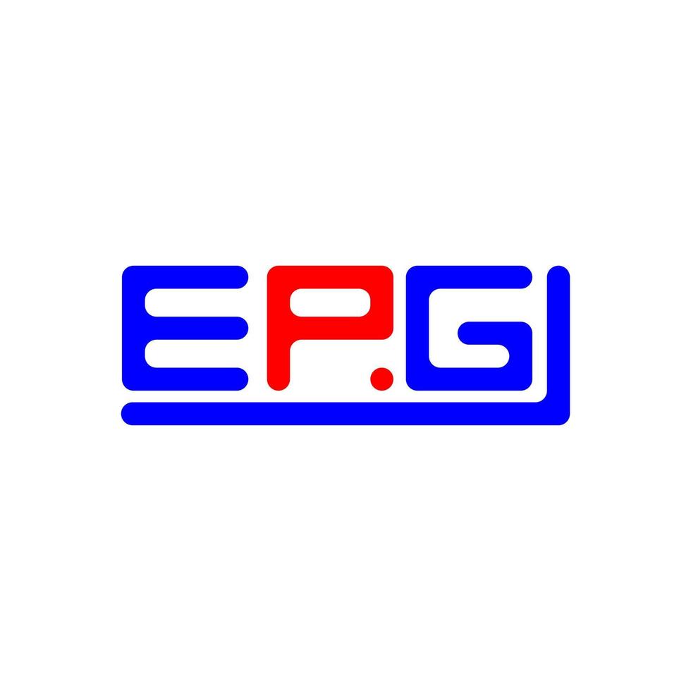 epg letra logo creativo diseño con vector gráfico, epg sencillo y moderno logo.