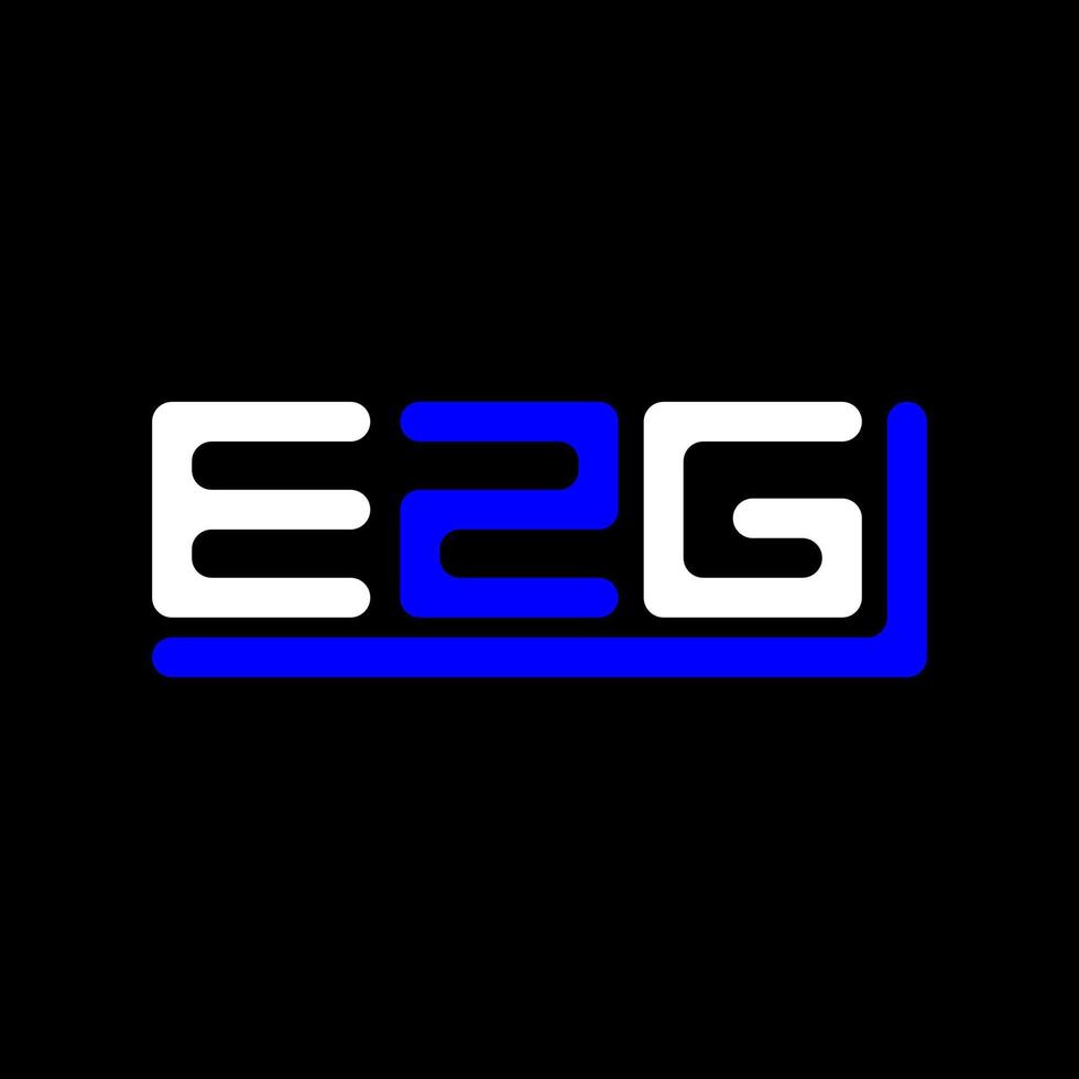 ezg letra logo creativo diseño con vector gráfico, ezg sencillo y moderno logo.