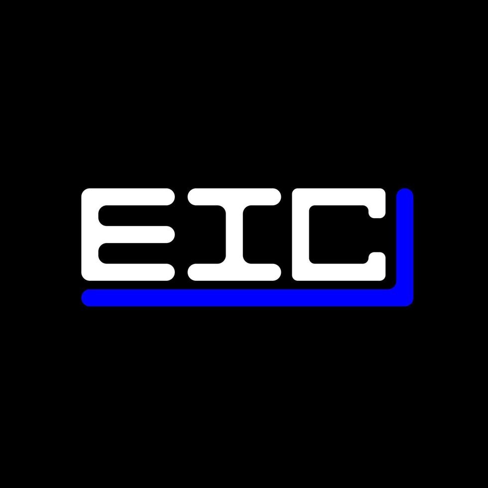 eic letra logo creativo diseño con vector gráfico, eic sencillo y moderno logo.