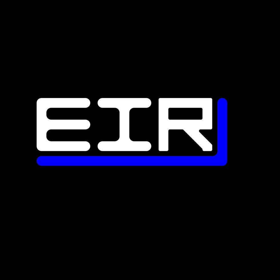 eir letra logo creativo diseño con vector gráfico, eir sencillo y moderno logo.