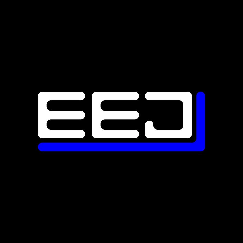 eej letra logo creativo diseño con vector gráfico, eej sencillo y moderno logo.