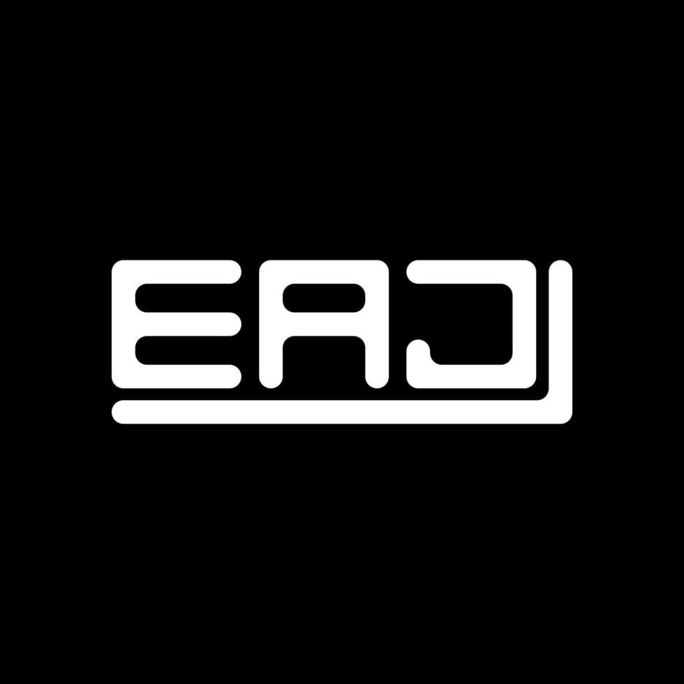 eaj letra logo creativo diseño con vector gráfico, eaj sencillo y moderno logo.