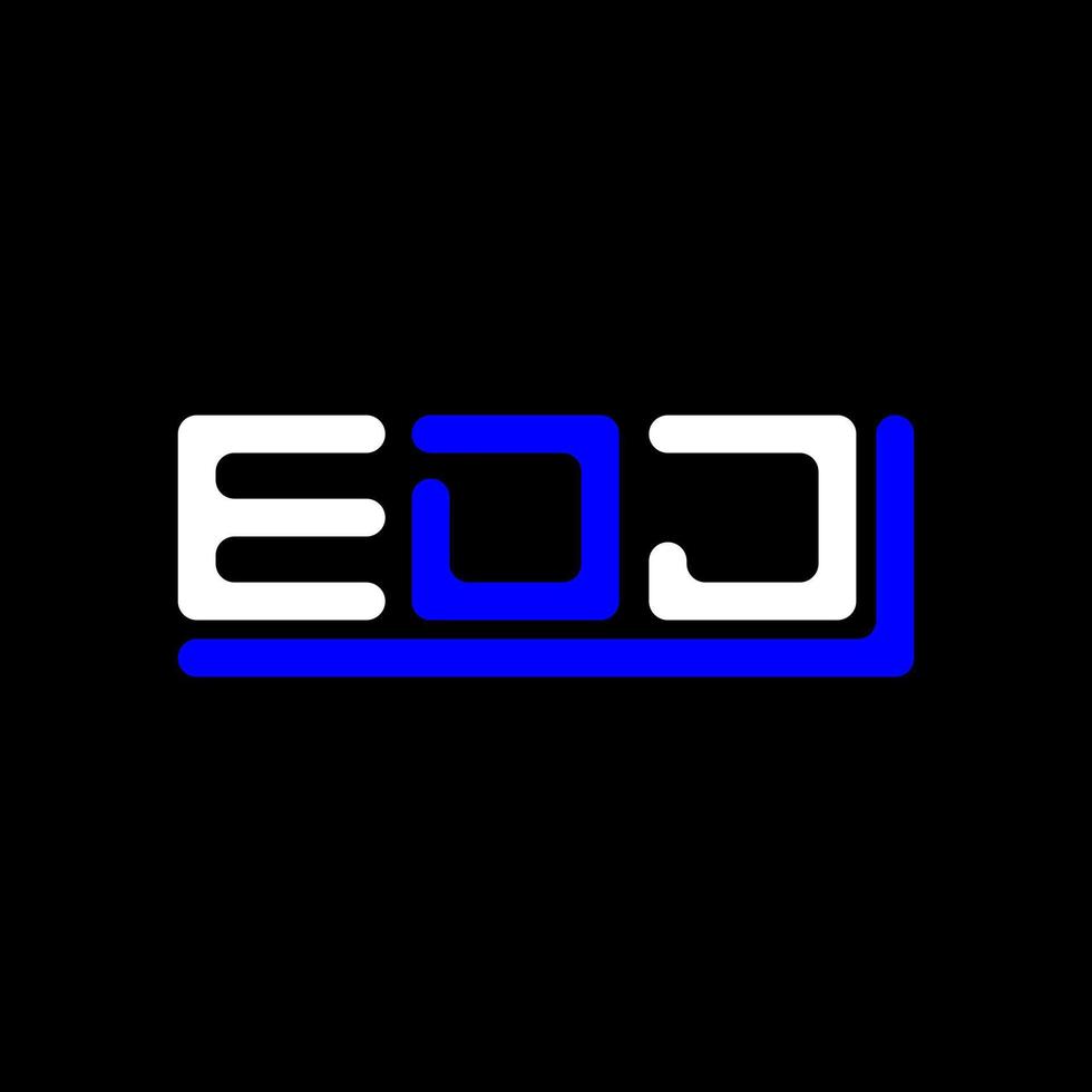 dj letra logo creativo diseño con vector gráfico, dj sencillo y moderno logo.