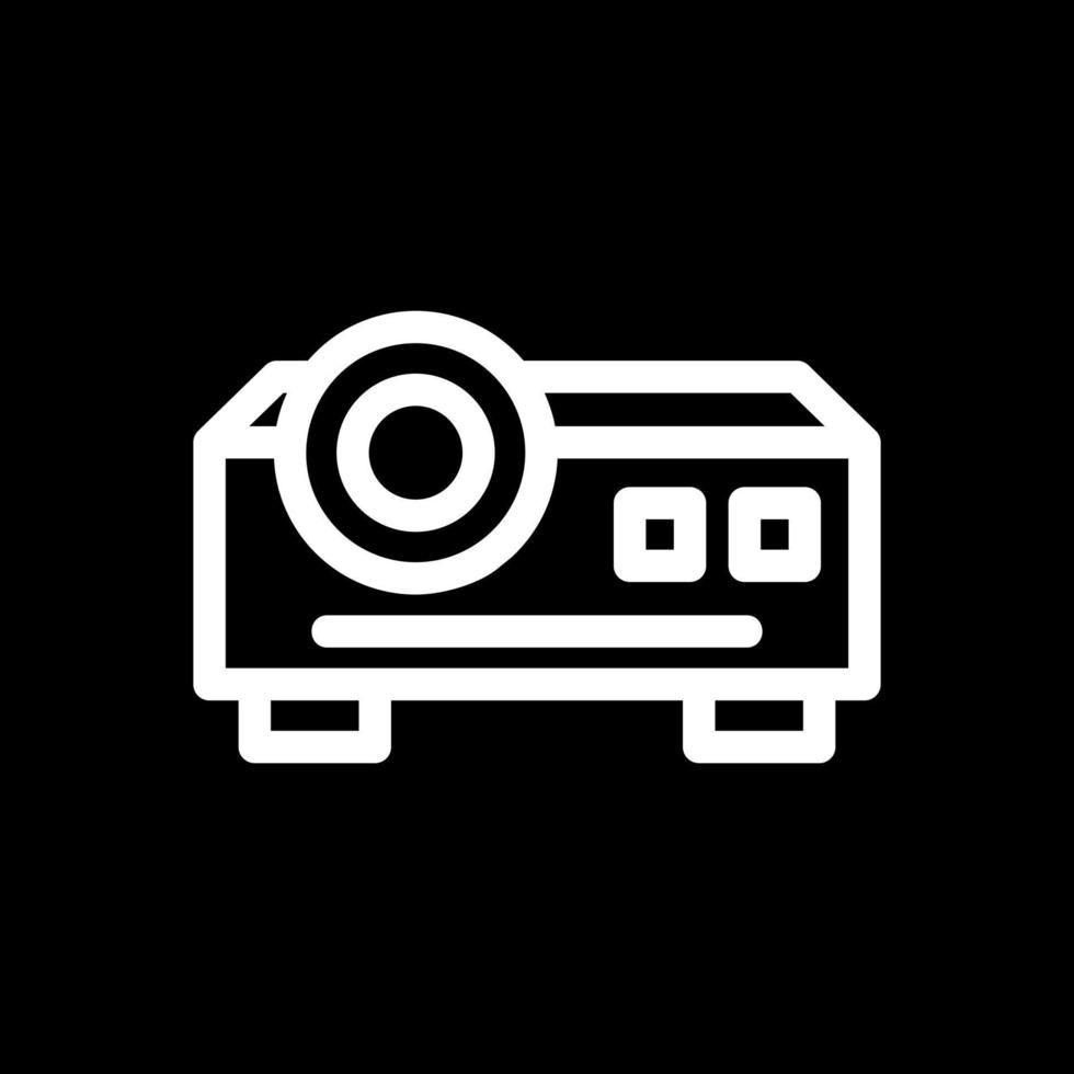 diseño de icono de vector de proyector