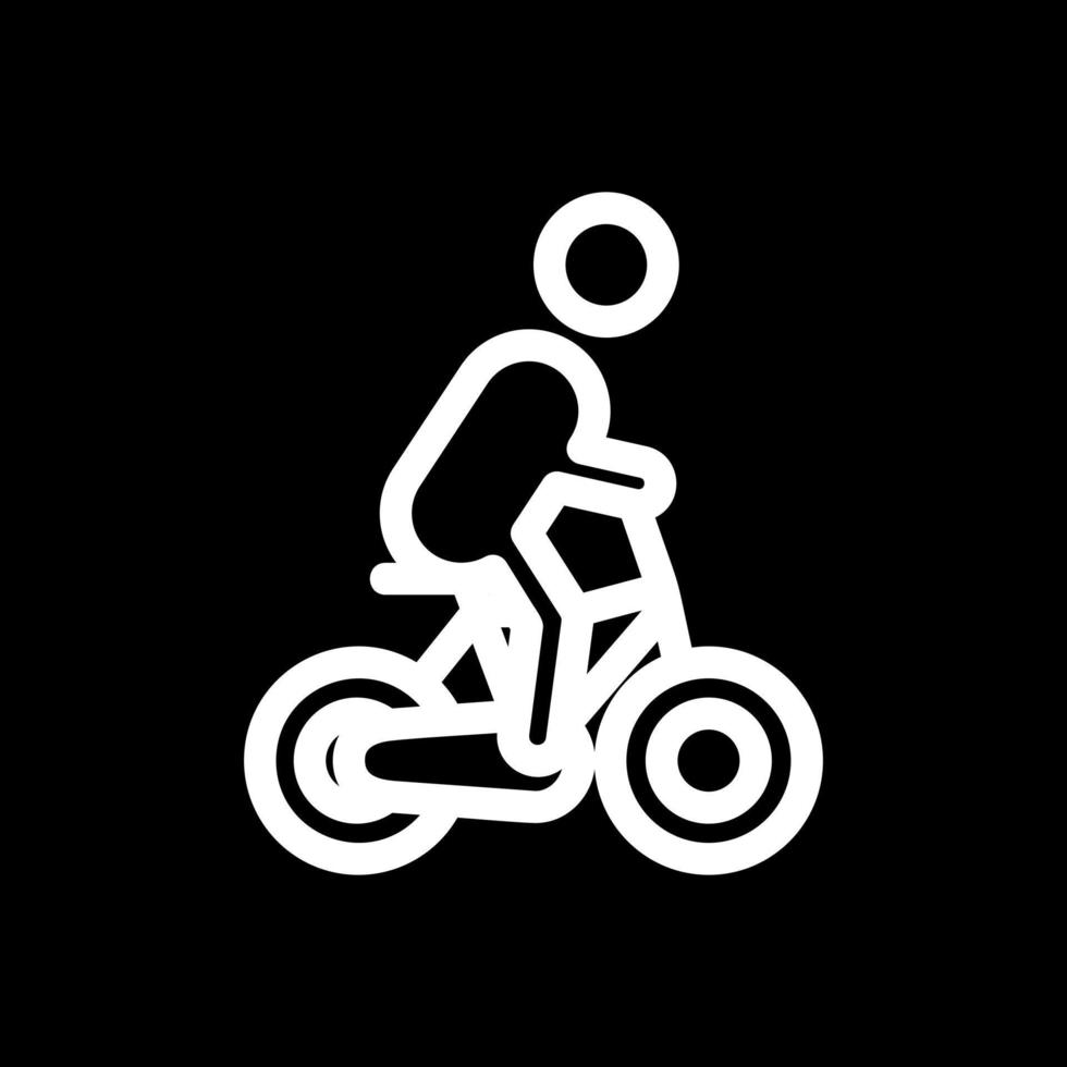 diseño de icono de vector de ciclismo