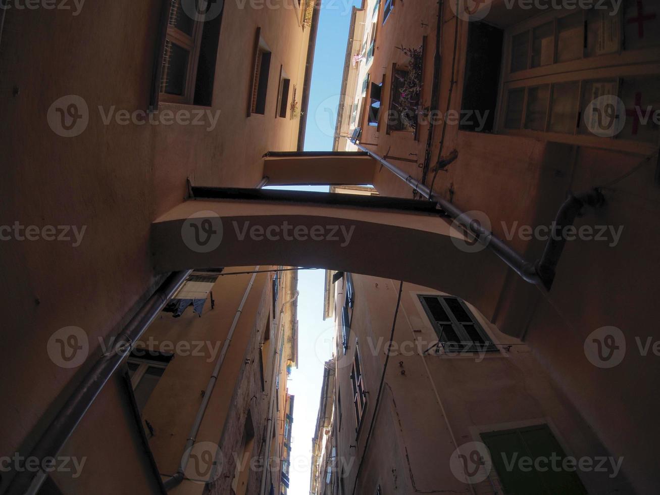 genoa historic palace and buildings in old town photo