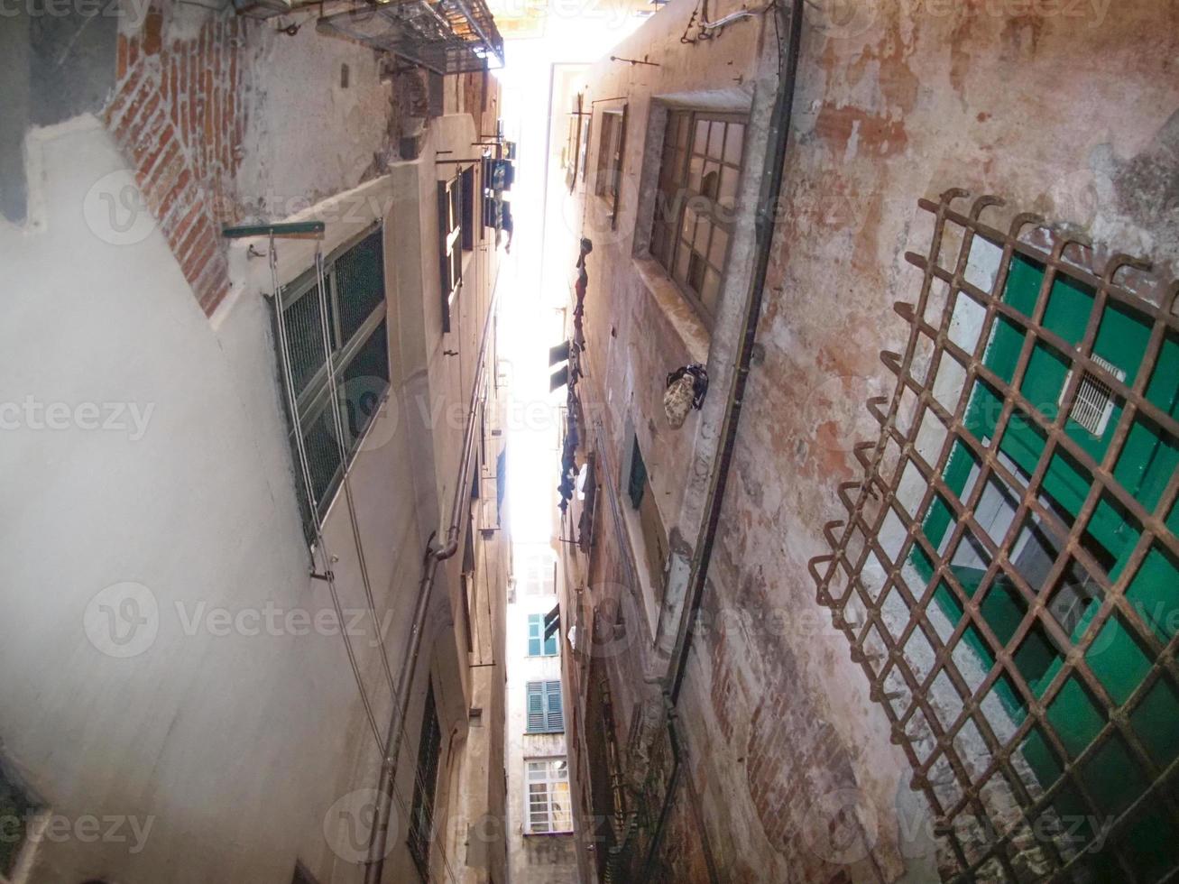 genoa historic palace and buildings in old town photo