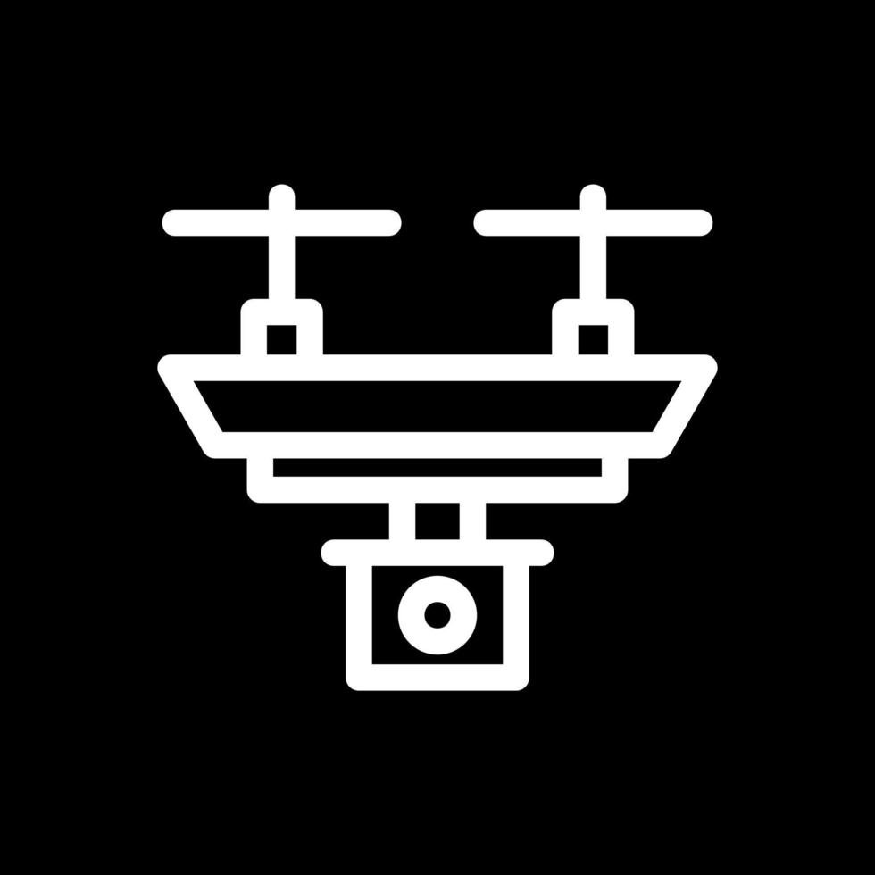 Camera Drone Vector Icon Design