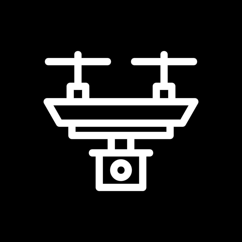 Camera Drone Vector Icon Design