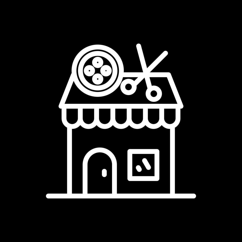 Tailor Shop Vector Icon Design