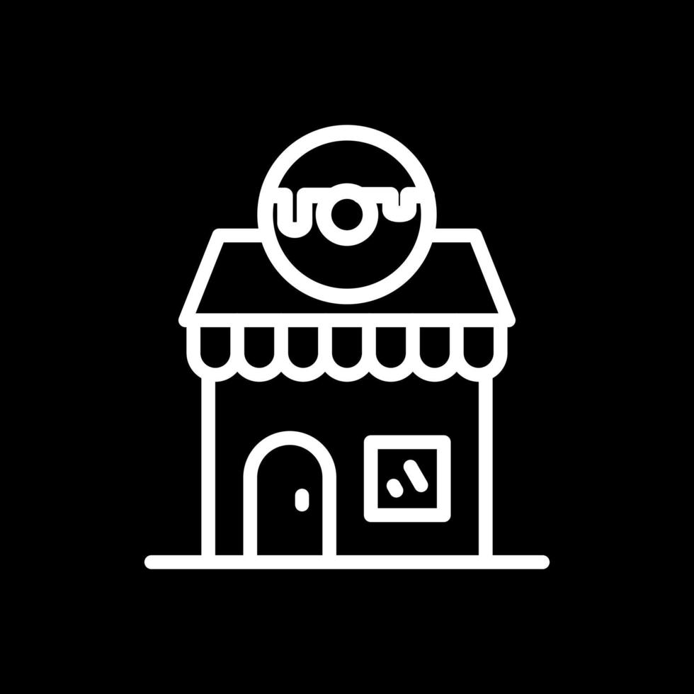Donut Shop Vector Icon Design